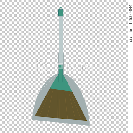 Broom and dustpan set illustration Broom and dustpan set illustration 126889844