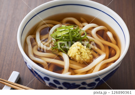 温かいかけうどん 温かいかけうどん 126890361