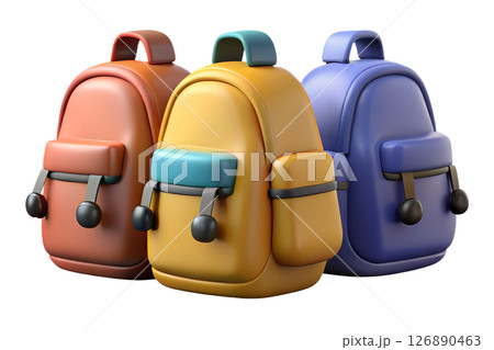 Colorful Backpacks 126890463