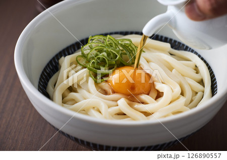 釜玉うどん 釜玉うどん 126890557