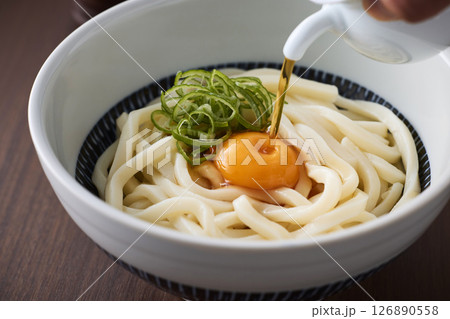 釜玉うどん 釜玉うどん 126890558