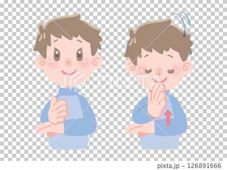 Sign language for "Thank you" Sign language for "Thank you" 126891666