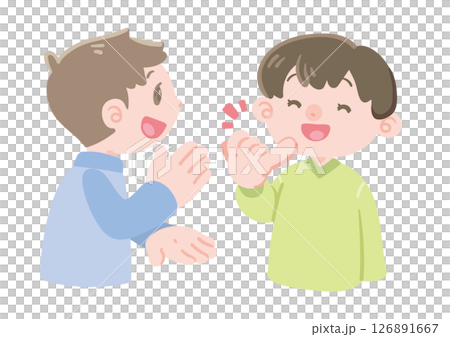 「どういたしまして」の手話 126891667