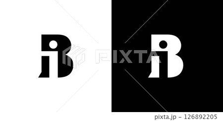 modern and unique letter iB initials logo design modern and unique letter iB initials logo design 126892205