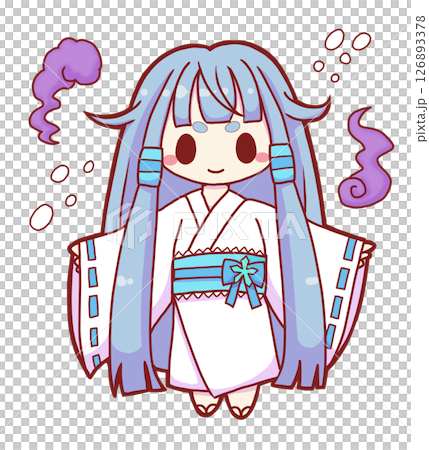 可愛い雪女 126893378