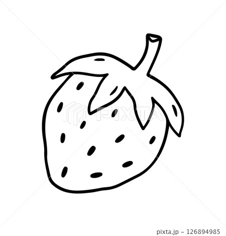 Strawberry isolated on a white background Strawberry isolated on a white background 126894985