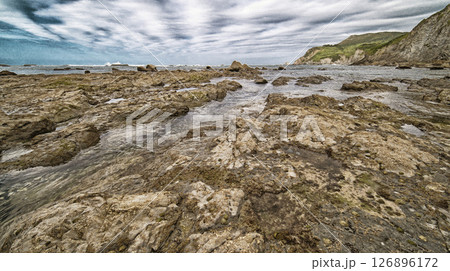 Stony Beach of La Soledad, Spain Stony Beach of La Soledad, Spain 126896172