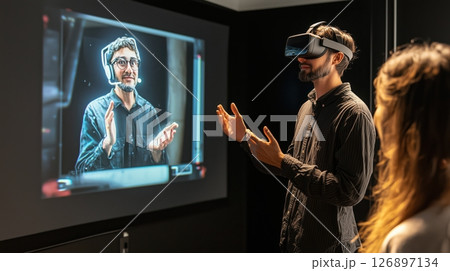 VRで学ぶ未来の授業 126897134