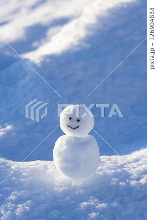 雪原の雪だるま 雪原の雪だるま 126904838