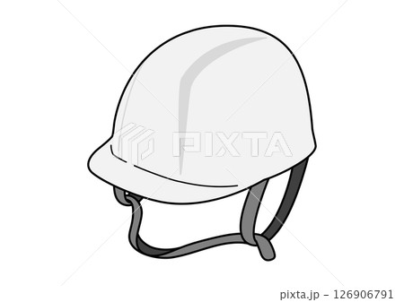 防災ヘルメットのイラスト 防災ヘルメットのイラスト 126906791