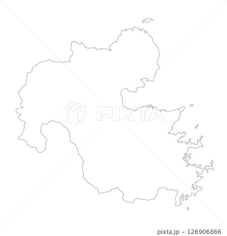 大分県の白地図 126906866