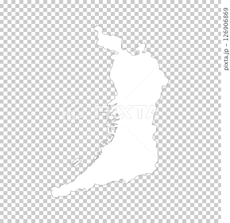 大阪府の白地図 126906869
