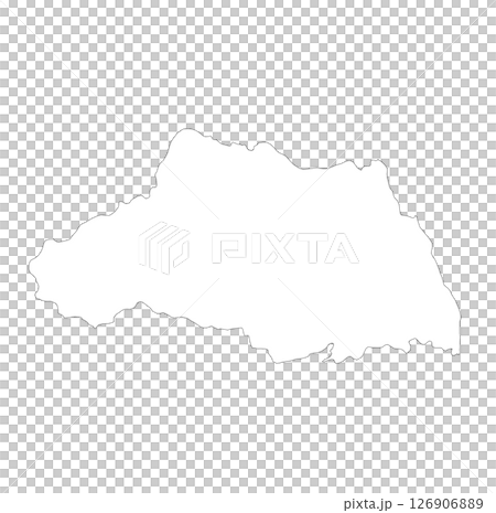 埼玉県の白地図 126906889