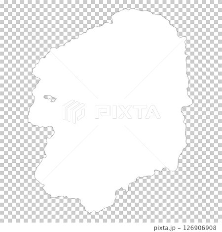 Blank map of Tochigi prefecture 126906908