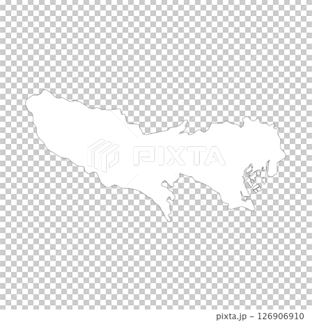 東京都の白地図 126906910