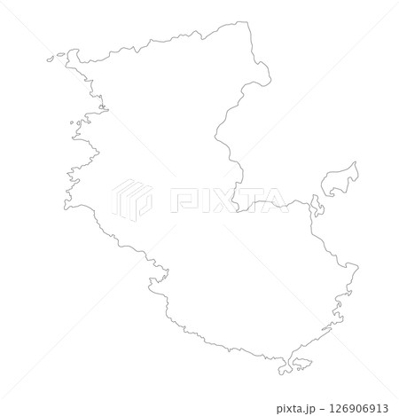 和歌山県の白地図 126906913