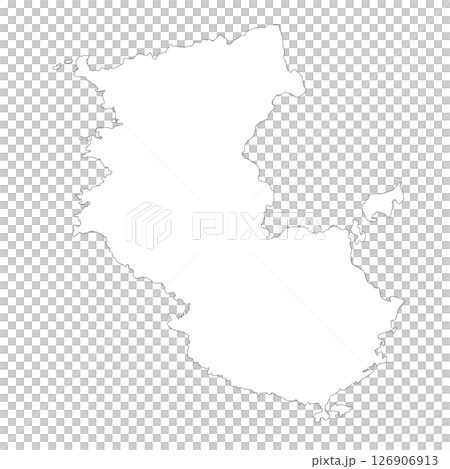 和歌山県の白地図 126906913
