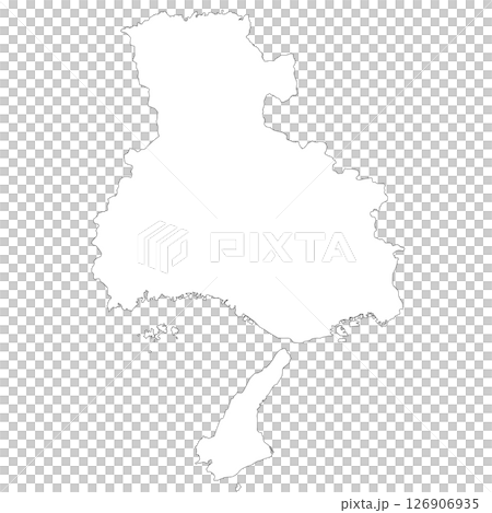 兵庫縣空白地圖 兵庫縣空白地圖 126906935