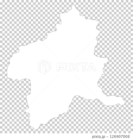 群馬県の白地図 126907008