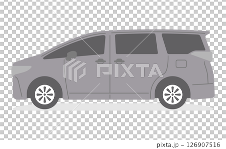 LL級大型小型貨車插畫素材 126907516