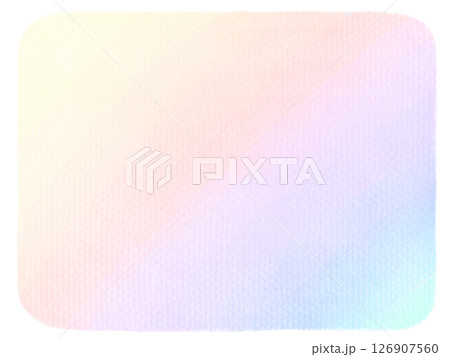 クレヨン手描きフレーム・角丸・半透明 クレヨン手描きフレーム・角丸・半透明 126907560