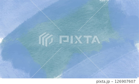 Blue watercolor background with copyspace for your design. vector. 126907607