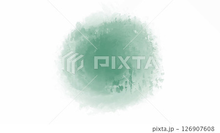 Green watercolor background with copyspace for your design. vector. 126907608