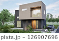 シックなグレーの戸建外観 126907696