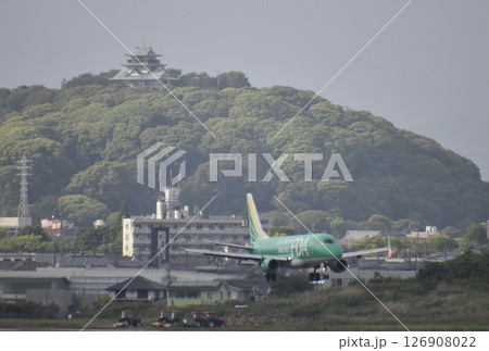 飛行機と空 飛行機と空 126908022