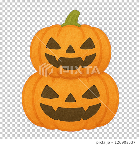 [萬聖節]南瓜插圖/類型2 126908337