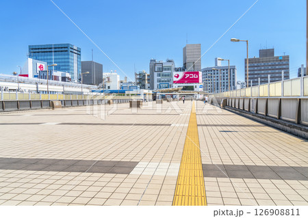 上野駅・パンダ橋の都市風景【東京都・台東区】 上野駅・パンダ橋の都市風景【東京都・台東区】 126908811