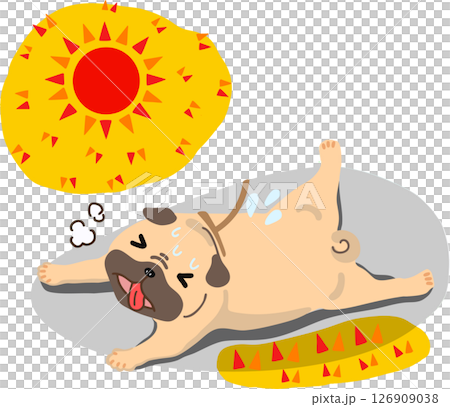 Beware of heatstroke in pets 126909038