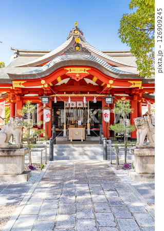 綱敷天満神社（御影の天神様）拝殿（菅原道真公の祖神を祀る）合格祈願　神戸市東灘区御影 126909245