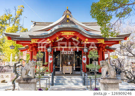 綱敷天満神社（御影の天神様）拝殿（菅原道真公の祖神を祀る）合格祈願　神戸市東灘区御影 126909246