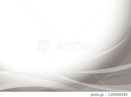 グレーの曲線イメージ グレーの曲線イメージ 126909385