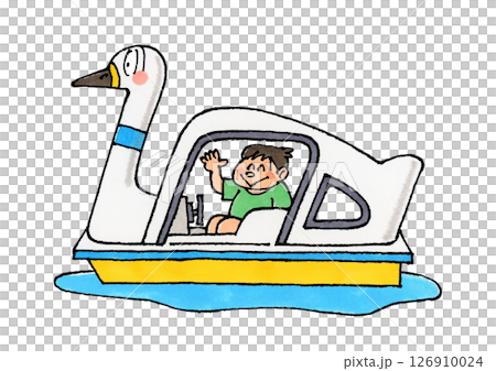 天鵝船和男孩 126910024