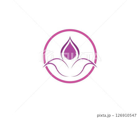 Beauty Lotus Logo Template 126910547