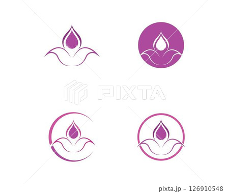 Beauty Lotus Logo Template Beauty Lotus Logo Template 126910548