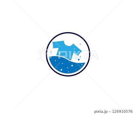 Laundry logo vector 126910576