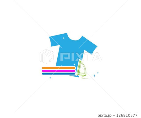 Laundry logo vector 126910577