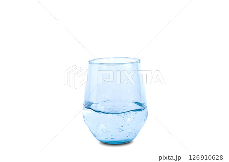 Clean water for good health.  Pouring Fresh Pure Water From Pitcher Into A Glass. 126910628