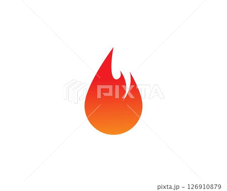 Fire flame Logo Template 126910879