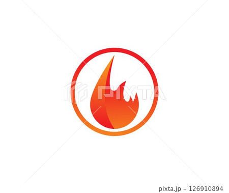 Fire flame Logo Template 126910894