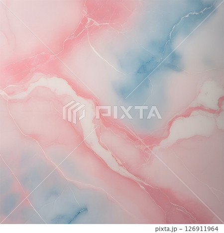 marble pattern background pastel hues pink blue white blending seamlessly The veins are subtle and wispy matte finish unique 126911964