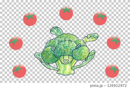 チアリーダーみたいなブロッコリー 126912972