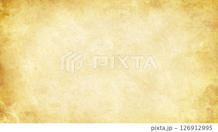 ヴィンテージ紙のテクスチャ背景 – 古紙・アンティーク風・グランジ感 126912995