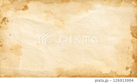 ヴィンテージ紙のテクスチャ背景 – 古紙・アンティーク風・グランジ感 ヴィンテージ紙のテクスチャ背景 – 古紙・アンティーク風・グランジ感 126913004