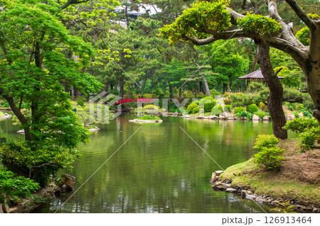 縮景園の風景 126913464