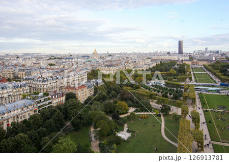 フランス　パリ　エッフェル塔からの眺め 126913781
