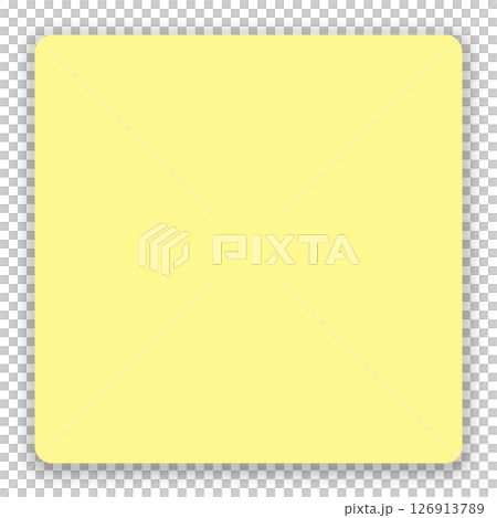 Sticky note-style paper material – Shadowed, transparent PNG, square design Sticky note-style paper material – Shadowed, transparent PNG, square design 126913789